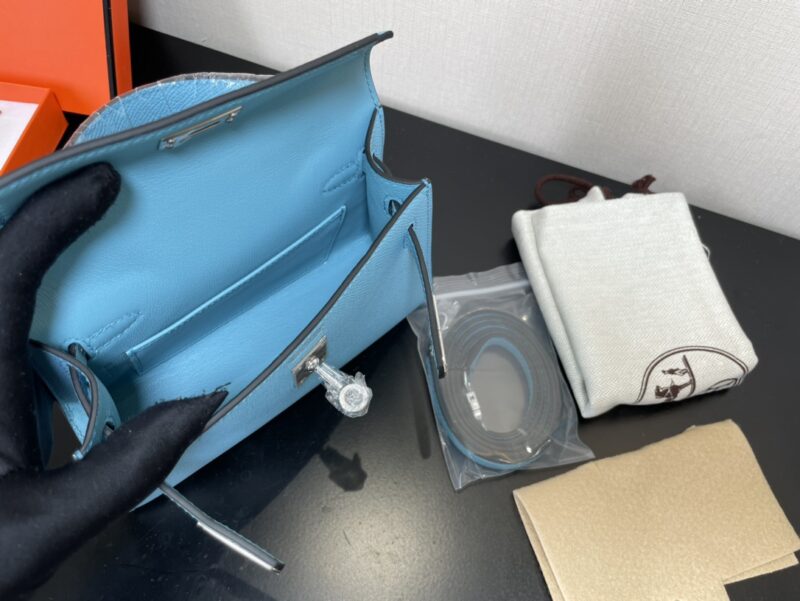 Hermes Kelly-Gold&Silver Hardware-19CM - Image 10