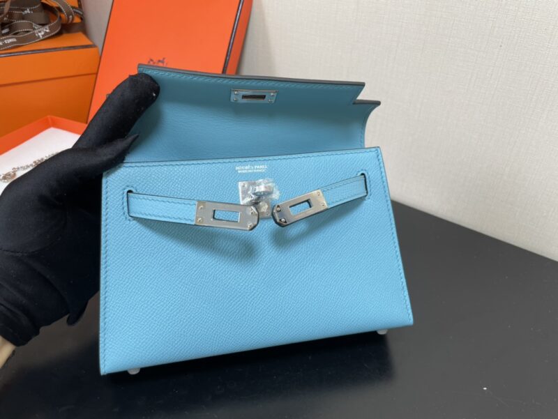 Hermes Kelly-Gold&Silver Hardware-19CM - Image 11