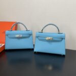 Hermes Kelly-Gold&Silver Hardware-19CM