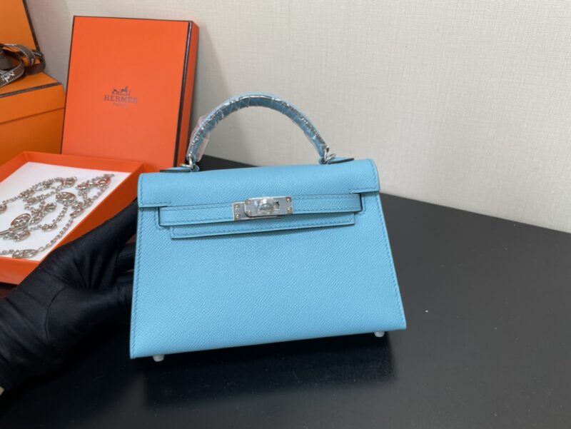 Hermes Kelly-Gold&Silver Hardware-19CM - Image 9