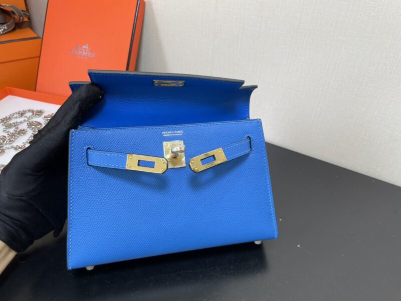 Hermes Kelly-Gold&Silver Hardware-19CM - Image 6