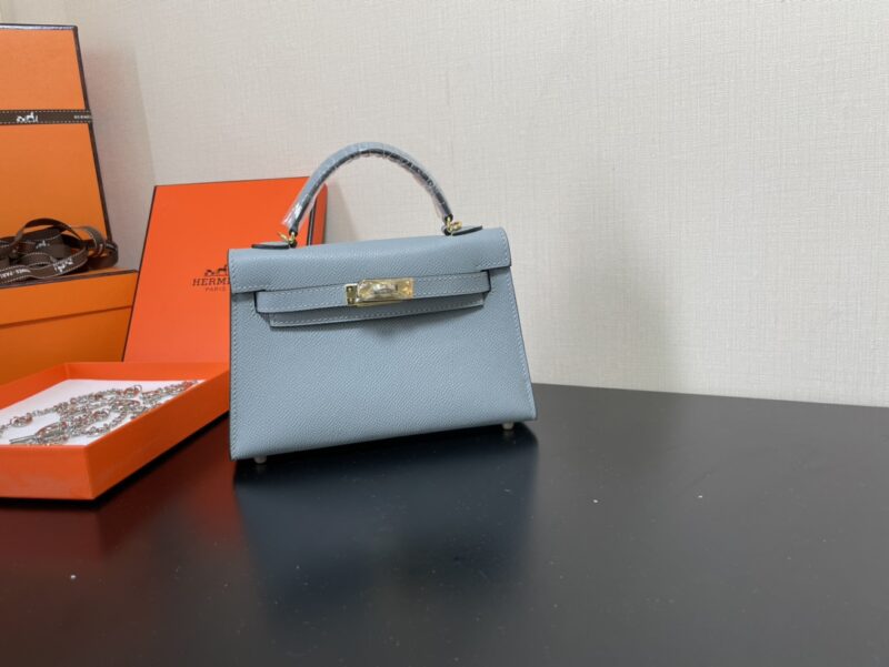 Hermes Kelly-Gold&Silver Hardware-19CM - Image 10