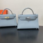 Hermes Kelly-Gold&Silver Hardware-19CM