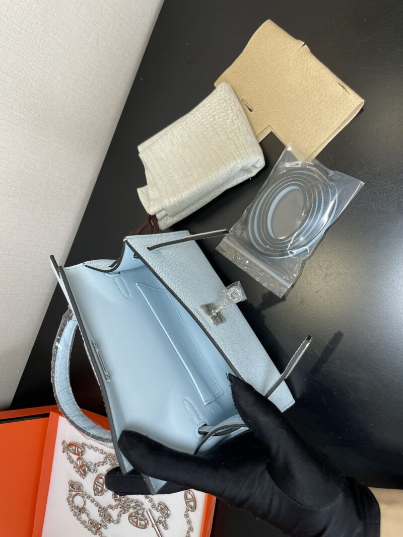 Hermes Kelly-Gold&Silver Hardware-19CM - Image 9