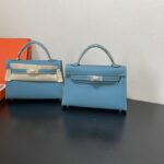 Hermes Kelly-Gold&Silver Hardware-19CM