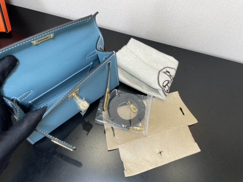 Hermes Kelly-Gold&Silver Hardware-19CM - Image 3