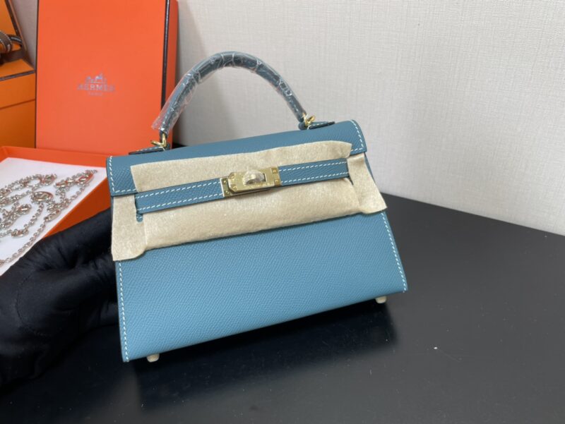 Hermes Kelly-Gold&Silver Hardware-19CM - Image 8