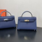 Hermes Kelly-Gold&Silver Hardware-19CM