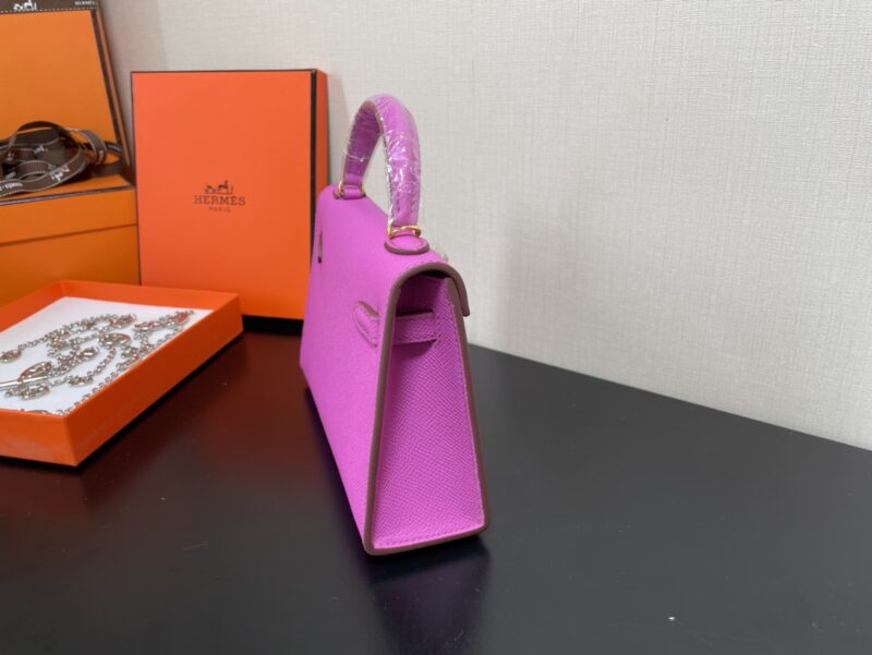 Hermes Kelly-Gold&Silver Hardware-19CM - Image 5