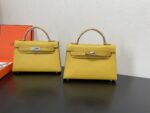 Hermes Kelly-Gold&Silver Hardware-19CM