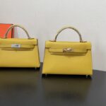 Hermes Kelly-Gold&Silver Hardware-19CM