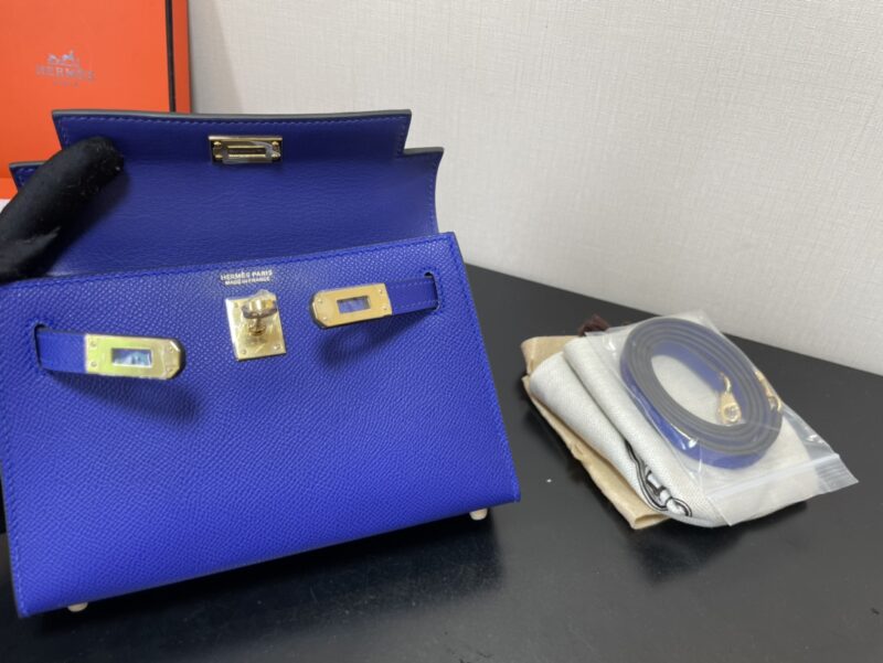 Hermes Kelly-Gold&Silver Hardware-19CM - Image 9