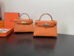 Hermes Kelly-Gold&Silver Hardware-19CM