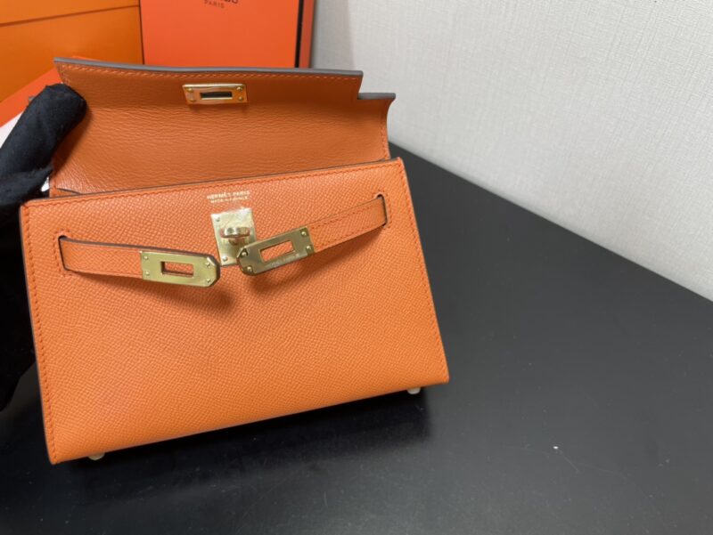 Hermes Kelly-Gold&Silver Hardware-19CM - Image 4