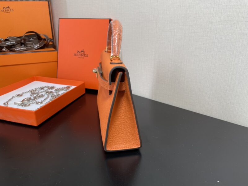 Hermes Kelly-Gold&Silver Hardware-19CM - Image 7