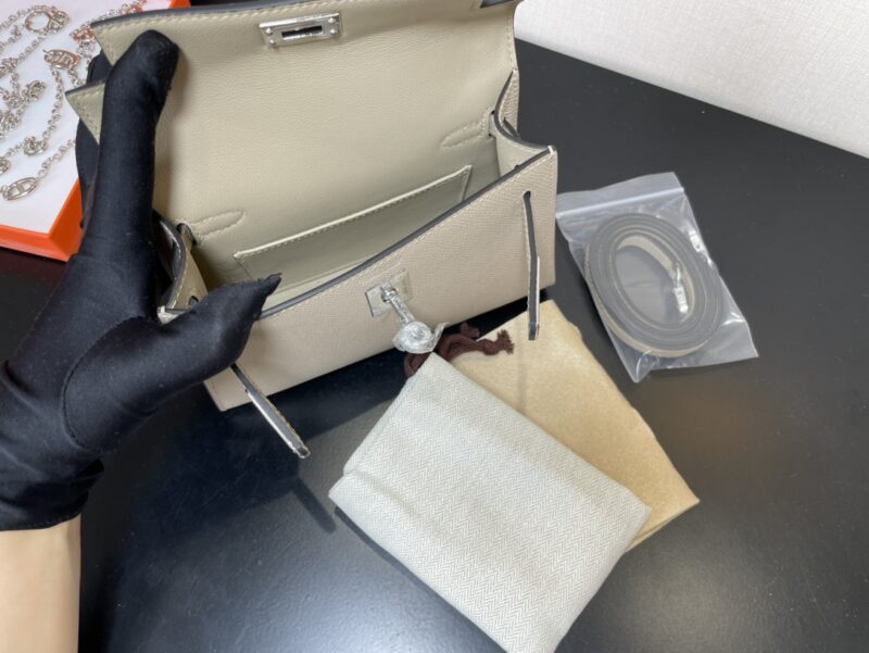 Hermes Kelly-Gold&Silver Hardware-19CM - Image 11