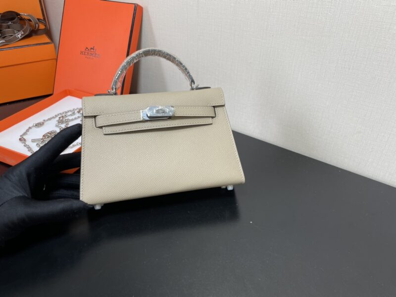 Hermes Kelly-Gold&Silver Hardware-19CM - Image 12