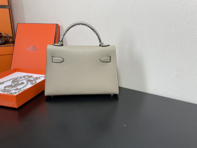 Hermes Kelly-Gold&Silver Hardware-19CM - Image 13