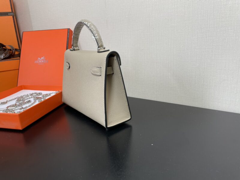 Hermes Kelly-Gold&Silver Hardware-19CM - Image 14