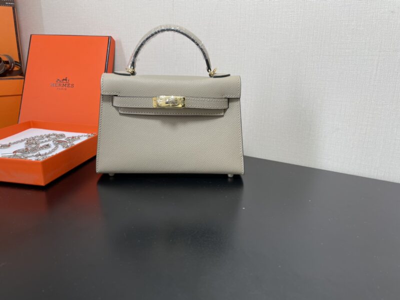 Hermes Kelly-Gold&Silver Hardware-19CM - Image 4