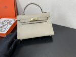 Hermes Kelly-Gold&Silver Hardware-19CM - Image 6