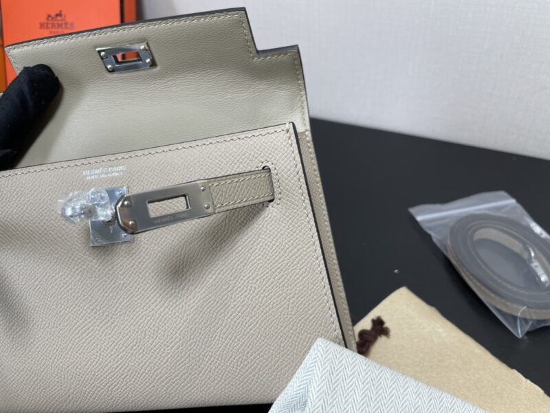 Hermes Kelly-Gold&Silver Hardware-19CM - Image 9
