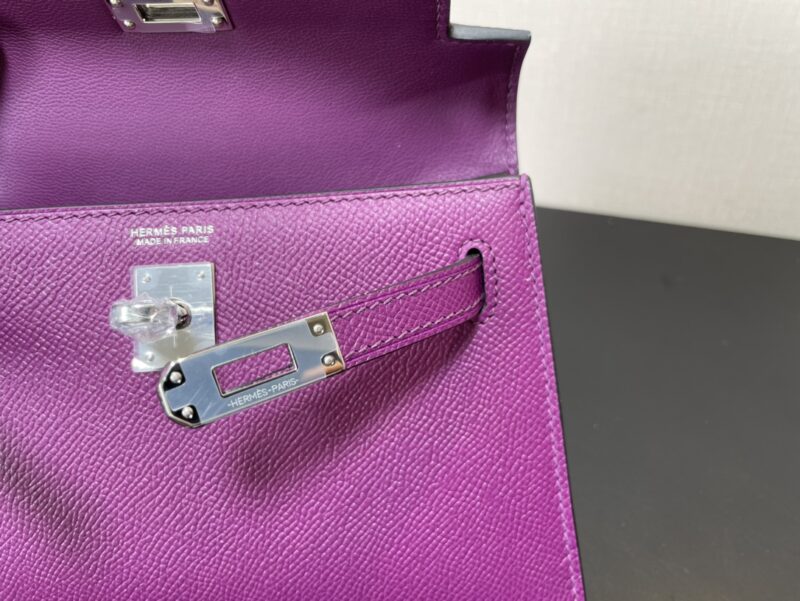 Hermes Kelly-Gold&Silver Hardware-19CM - Image 7