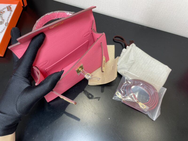 Hermes Kelly-Gold&Silver Hardware-19CM - Image 7