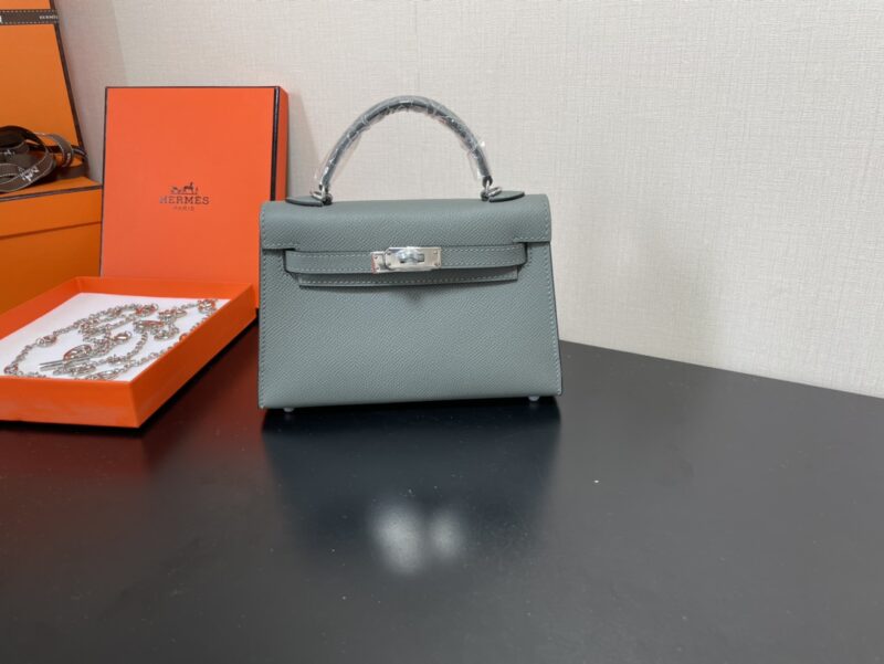 Hermes Kelly-Gold&Silver Hardware-19CM - Image 14