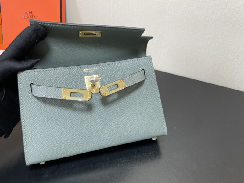 Hermes Kelly-Gold&Silver Hardware-19CM - Image 18