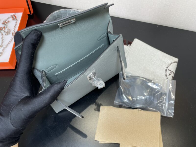 Hermes Kelly-Gold&Silver Hardware-19CM - Image 8