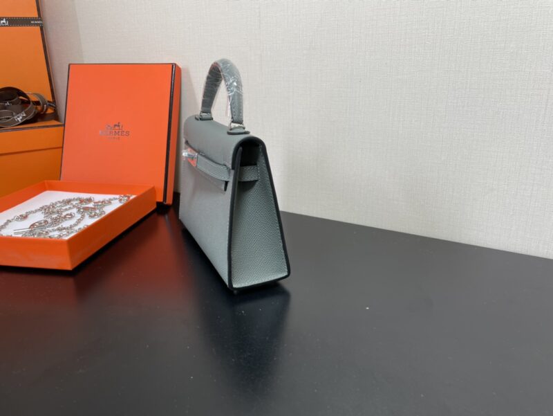 Hermes Kelly-Gold&Silver Hardware-19CM - Image 9