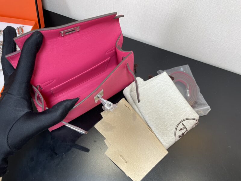 Hermes Kelly-Gold&Silver Hardware-19CM - Image 10