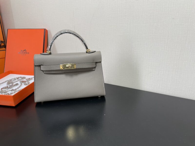 Hermes Kelly-Gold&Silver Hardware-19CM - Image 18