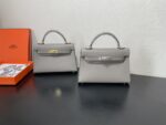 Hermes Kelly-Gold&Silver Hardware-19CM