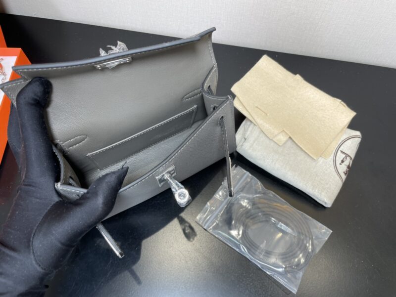 Hermes Kelly-Gold&Silver Hardware-19CM - Image 16