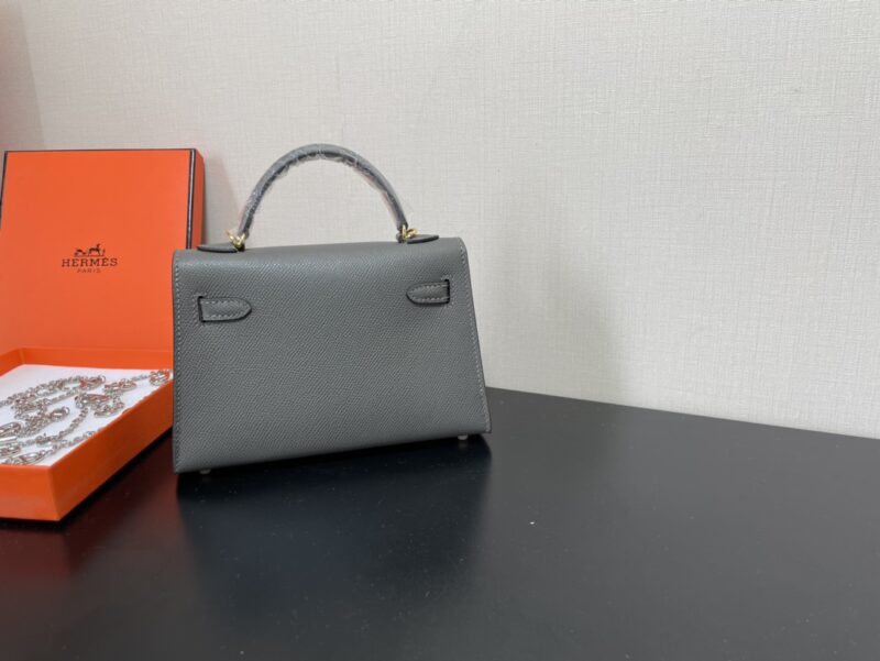 Hermes Kelly-Gold&Silver Hardware-19CM - Image 6