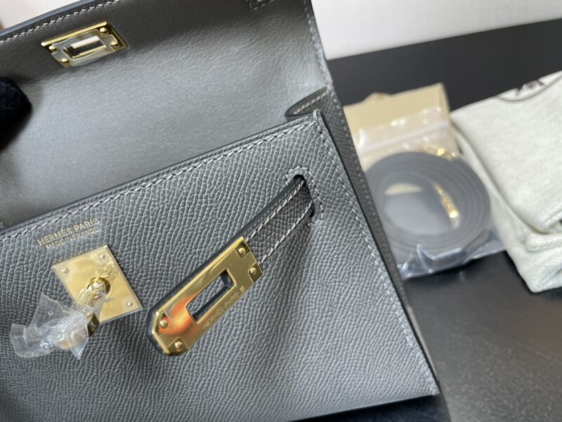 Hermes Kelly-Gold&Silver Hardware-19CM - Image 9