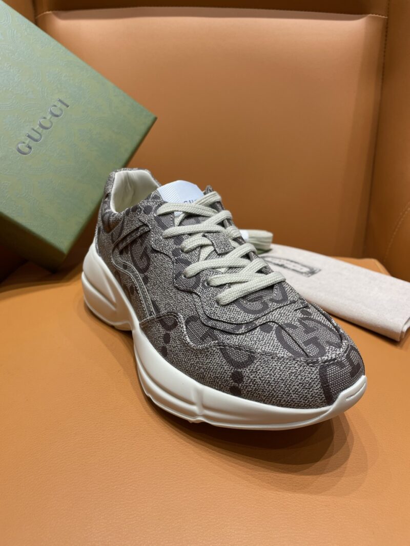 Gucci Rhyton Leather Sneaker - Image 6