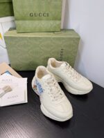 Gucci Rhyton Leather Sneaker - Image 3