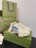 Gucci Rhyton Leather Sneaker