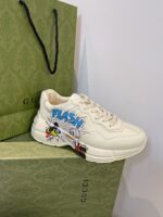 Gucci Rhyton Leather Sneaker - Image 7