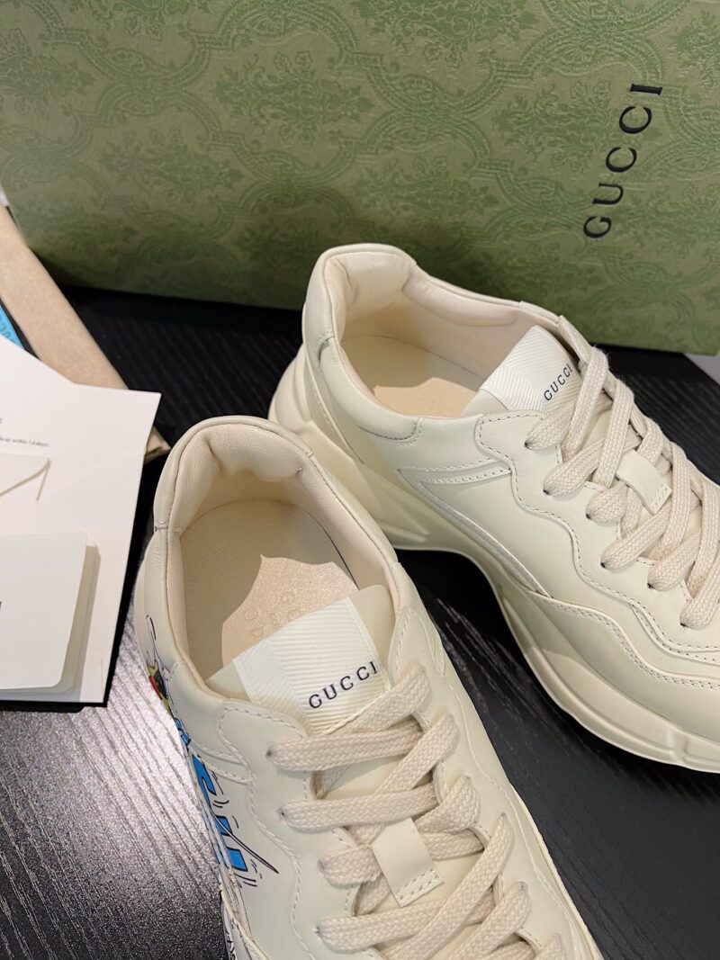 Gucci Rhyton Leather Sneaker - Image 8