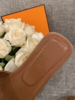 Hermes Slippers In Smooth Leather - Image 4