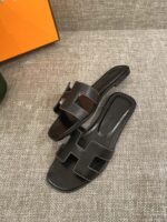 Hermes Slippers In Smooth Leather - Image 8