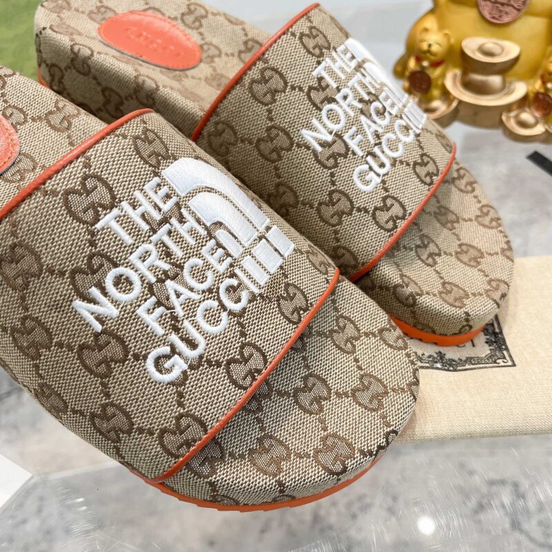 Gucci &The North Face Slides - Image 6