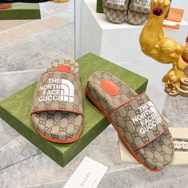 Gucci &The North Face Slides - Image 7
