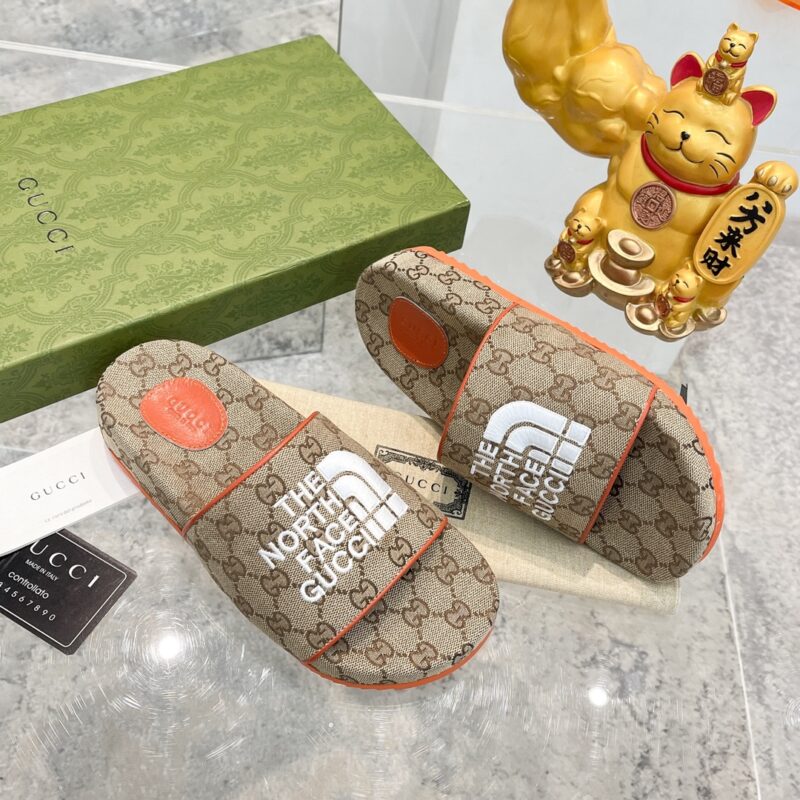 Gucci &The North Face Slides - Image 8