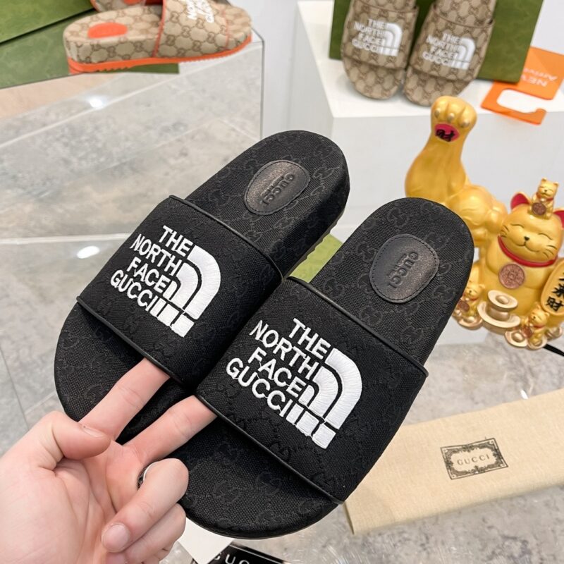 Gucci &The North Face Slides - Image 4