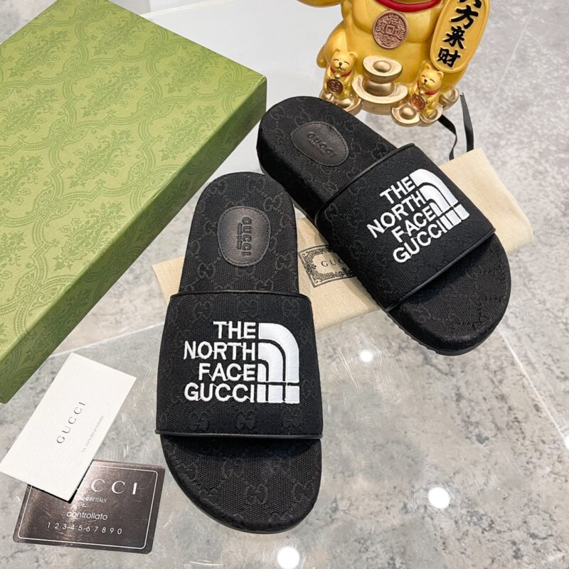 Gucci &The North Face Slides - Image 6